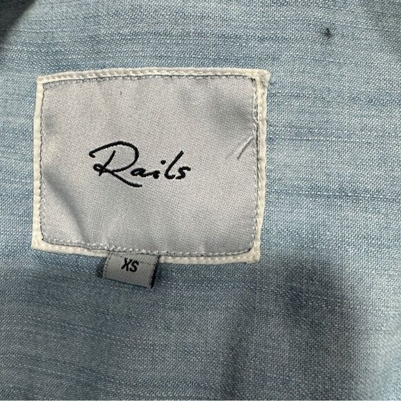 Rails Light Blue Button Down Shirt - Picture 3 of 4